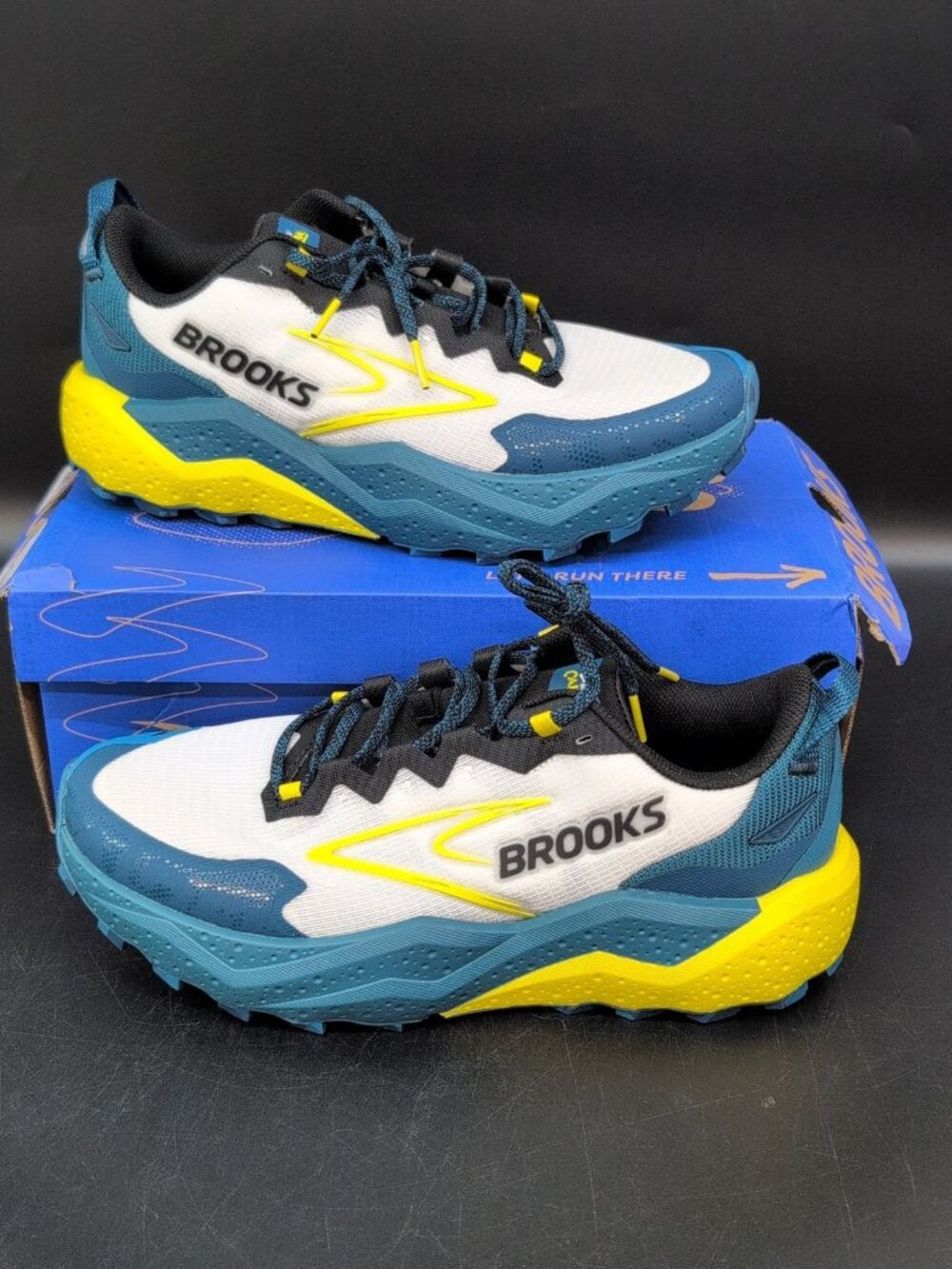 Brooks Caldera 8 Men's Trail Running Shoes US 10.5D Bit Of Blue 110440-1D-131